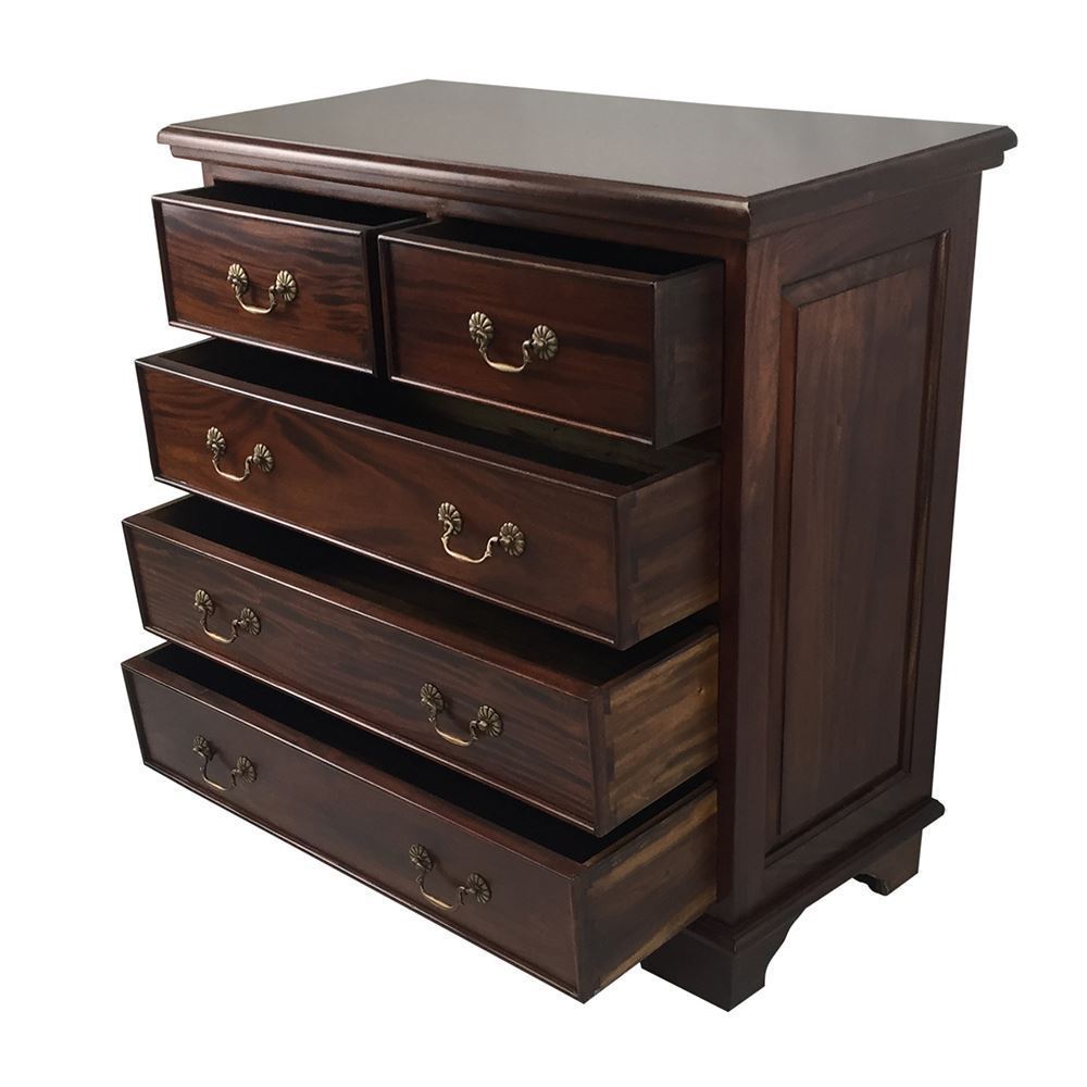 Antique Victorian Style Mahogany Wood Chest of Drawers / Bedroom Furniture Antique Victorian Style Mahogany Wood Chest of Drawers / Bedroom Furniture
