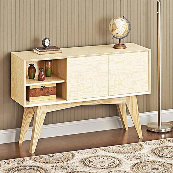 Mid-century Modern Credenza Woodworking Plan from WOOD Magazine Mid-century modern credenza furniture for living rooms