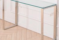 Mercer41 Idoya 47'' Glass Top Console Table | Wayfair Mercer41 Idoya 47'' Glass Top Console Table | Wayfair