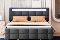 WOOD EMPIRE Solid Wood King Size Platform Upholstered Bed for Bedroom ... Upholstered platform bed furniture with drawers