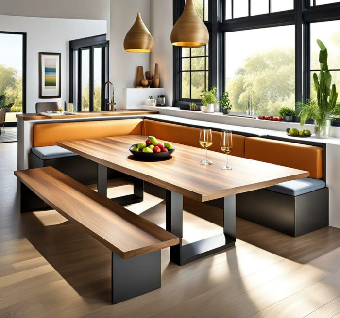 Corner Table and Bench Sets for Stylish Kitchens - Corley Designs