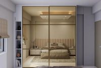 Latitude Run® Westlake Elegant Full-Length Mirrored Wardrobe With Dual ... Latitude Run® Westlake Elegant Full-Length Mirrored Wardrobe With Dual ...