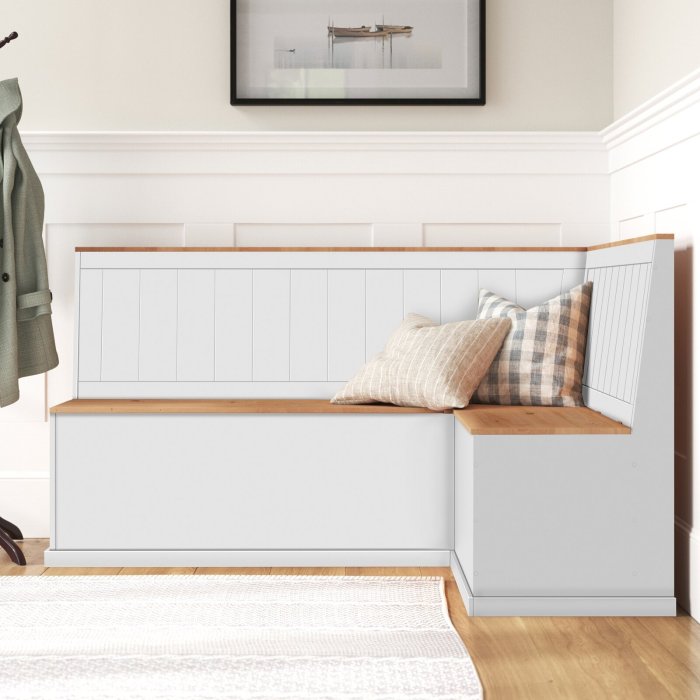 Corner kitchen bench with storage furniture